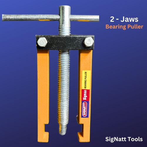 SIGNATT 2 Jaw Bearing Puller Premium Plus (Fan Bearing Puller) Metallic 4 inch with Reversible Jaw